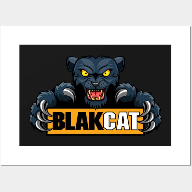 BLAKCAT Logo Wall Art by GeeksterInk